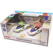 Set 2 Coches Pull Speed Mario + Yoshi Mario Kart