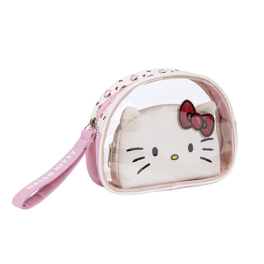 Set 2 neceseres aseo viaje Hello Kitty Frikytopia