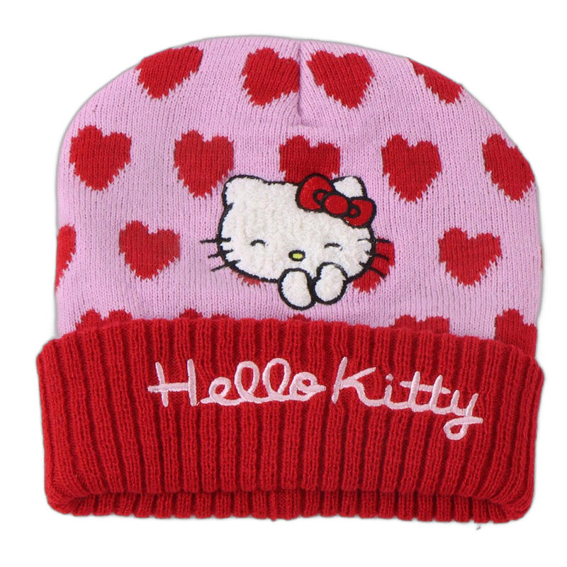 Conjunto Gorro Guantes Braga Cuello Hello Kitty