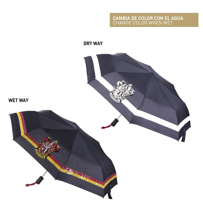 Paraguas Automatico Plegable Griffindor Harry Potter 53 cm