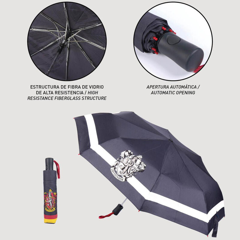 Paraguas Automatico Plegable Griffindor Harry Potter 53 cm