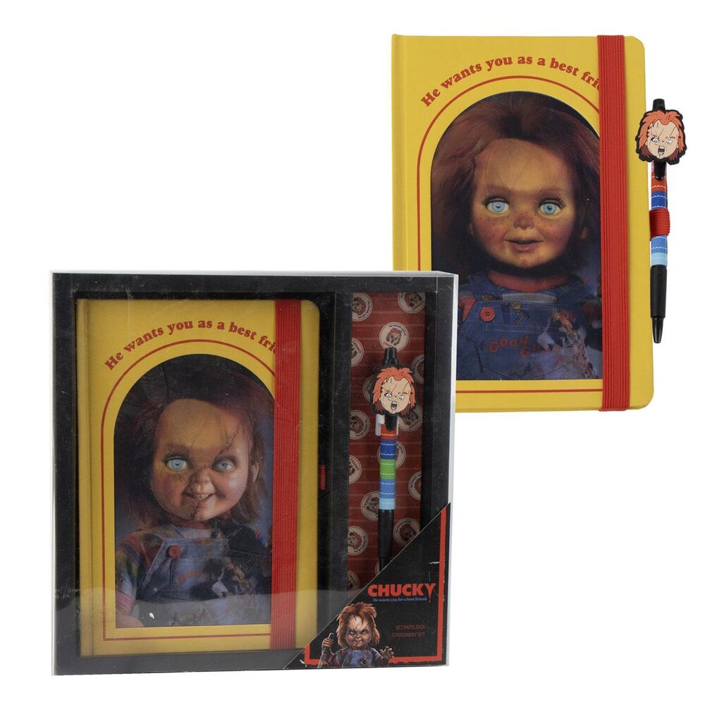 Set papeleria Chucky Frikytopia
