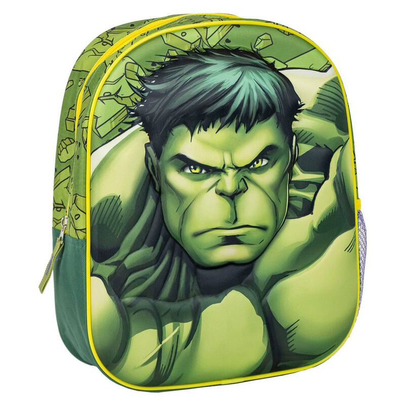 Mochila 3D Hulk los Vengadores Avengers Marvel 31 cm Frikytopia