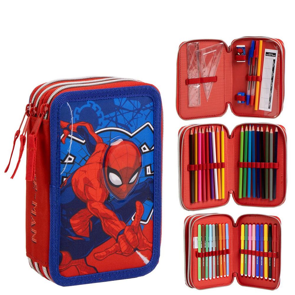 Plumier Spiderman Marvel triple Frikytopia