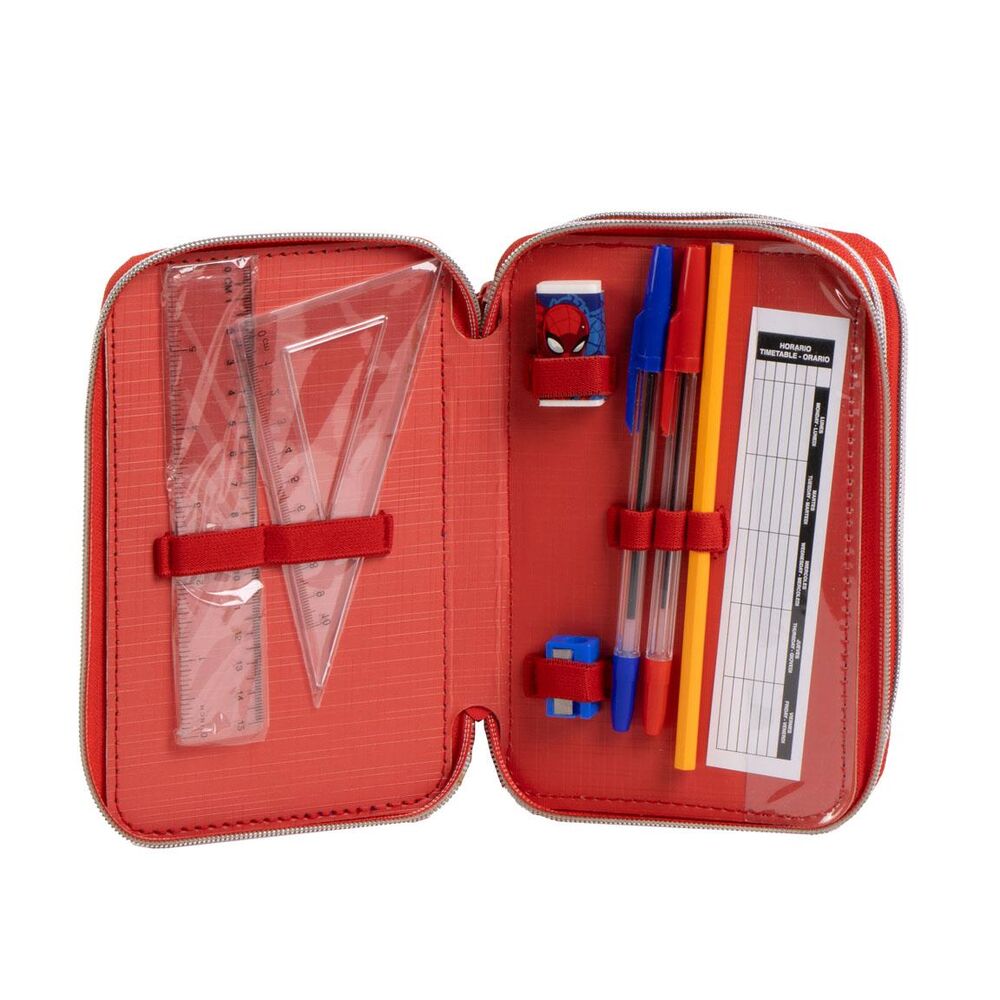 Plumier Spiderman Marvel Triple