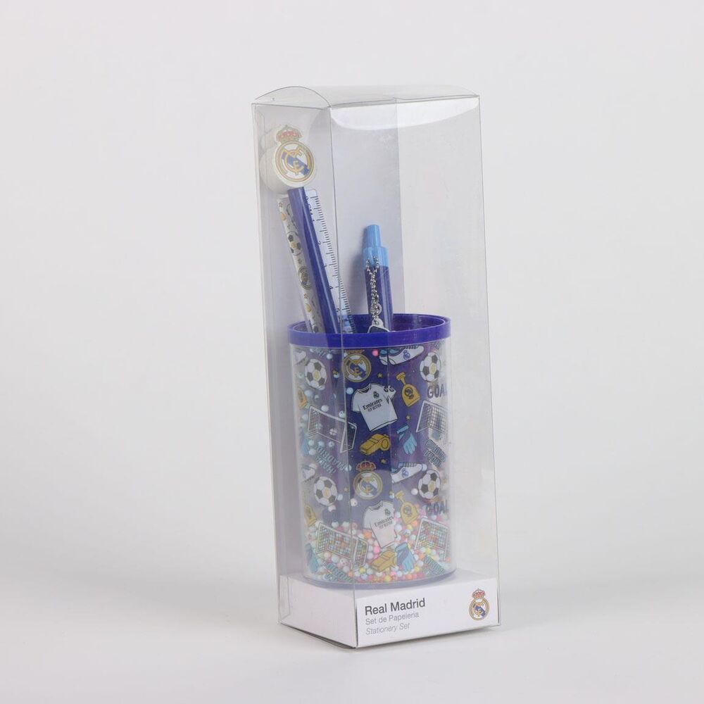 Portalapices papeleria Real Madrid Frikytopia