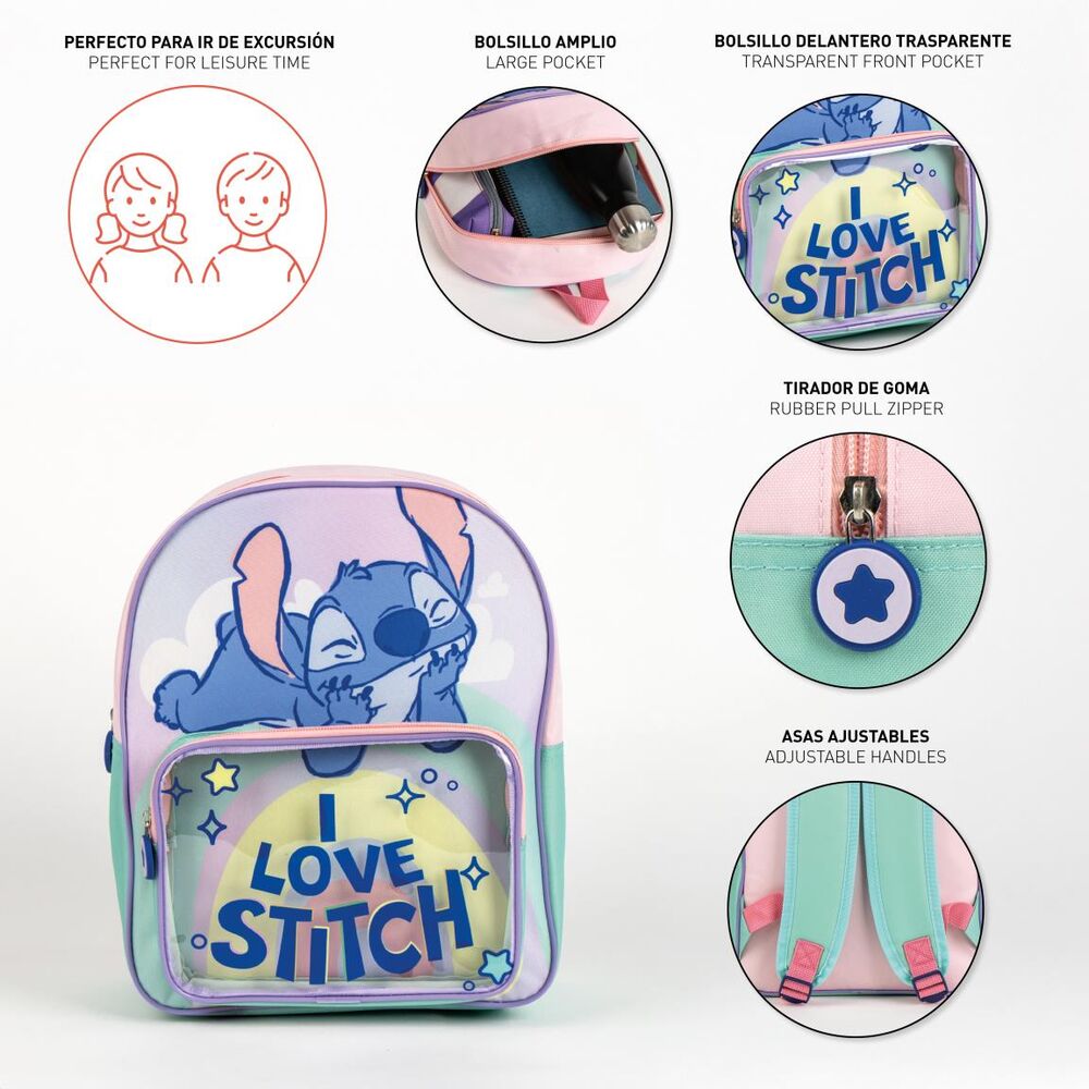Mochila Stitch Disney 30 cm