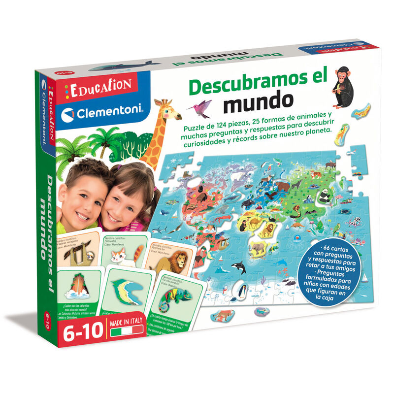 Puzzle Descubramos el mundo 124pzs Frikytopia