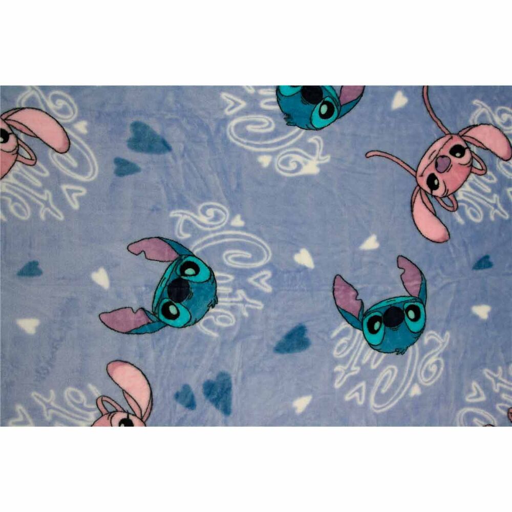 Manta Coralina Capucha Stitch Disney 120x150 cm