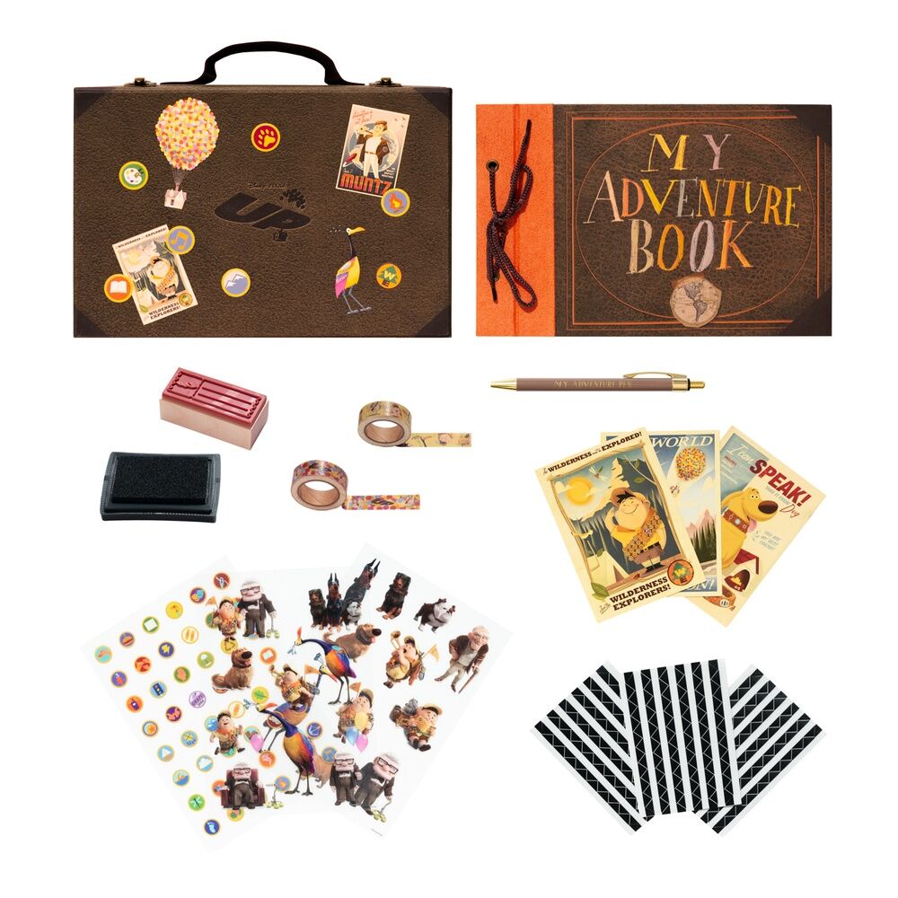 Set Maletin Scrapbook My Adventure Book UP Disney Pixar Frikytopia