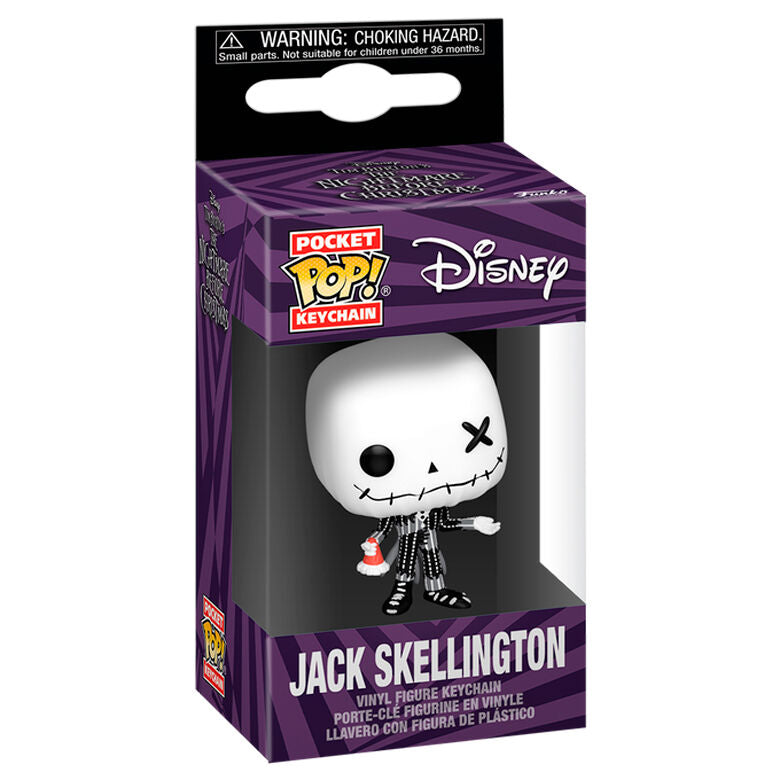 Funko Pop! Llavero Pocket Pesadilla Antes de Navidad Jack Skellington — DISNEY