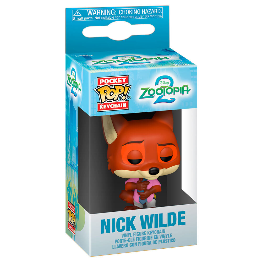Funko Pop! Llavero Pocket Zootropolis 2 Nick Wilde — DISNEY