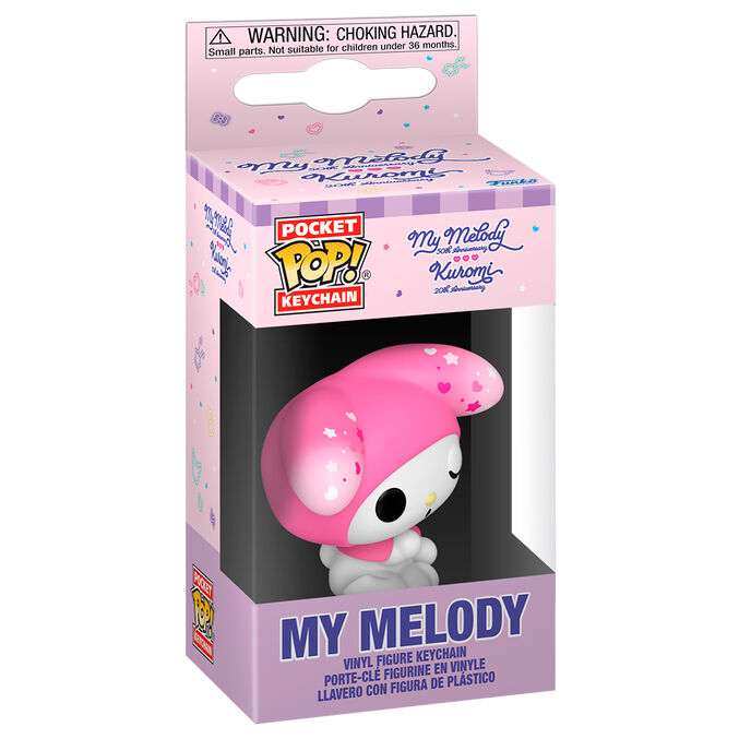 Llavero Pocket POP Hello Kitty 50th Anniversary My Melody Frikytopia