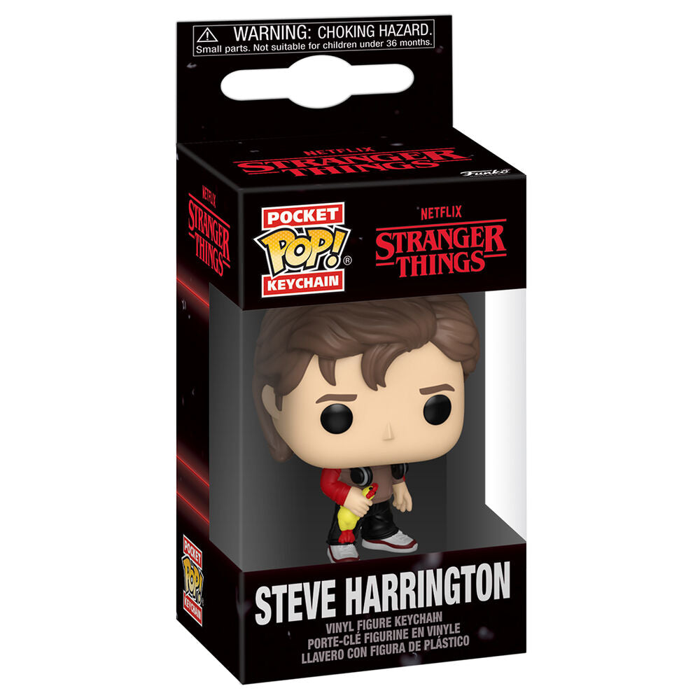 Llavero Pocket POP Stranger Things 5 Steve Harrington Frikytopia