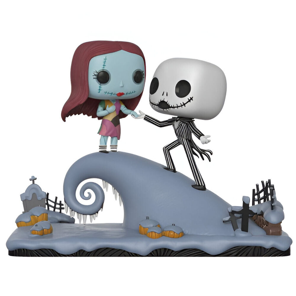Funko Pop! Figuras Pesadilla Antes de Navidad Jack and Sally on the Hill — DISNEY