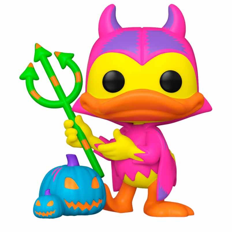 Figura POP Disney Mickey and Friends Devil Donald with Pumpkin Chase Exclusive Frikytopia