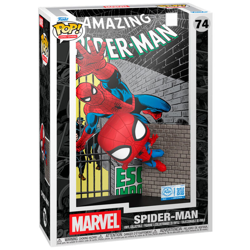 Figura POP Comic Cover Marvel Spider-Man Exclusive Frikytopia
