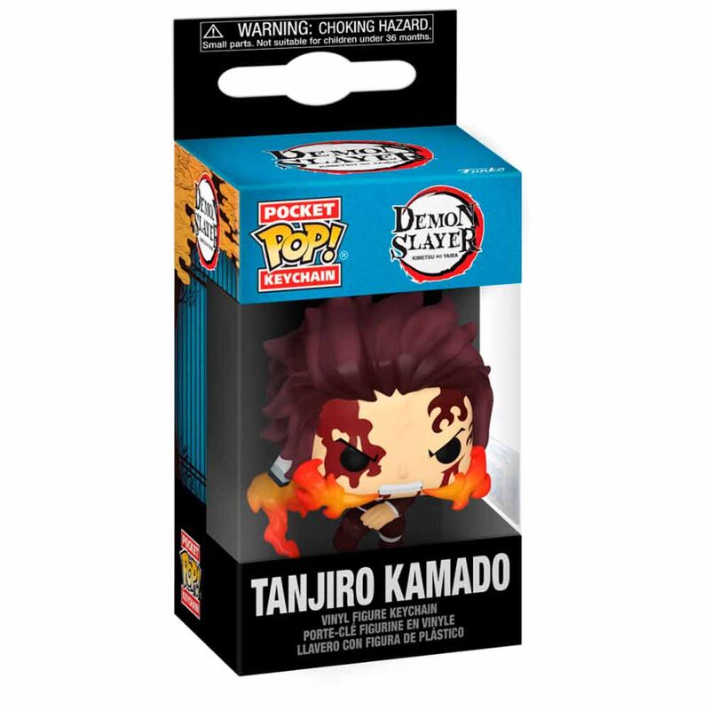 Llavero Pocket POP Keychain Demon Slayer Kimetsu no Yaiba Tanjiro Kamado Frikytopia