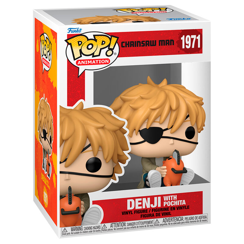 Figura POP Chainsaw Man Denji with Pochita Frikytopia
