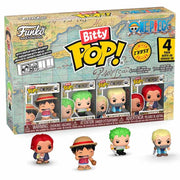 Blister 4 Figuras Bitty POP One Piece Luffy