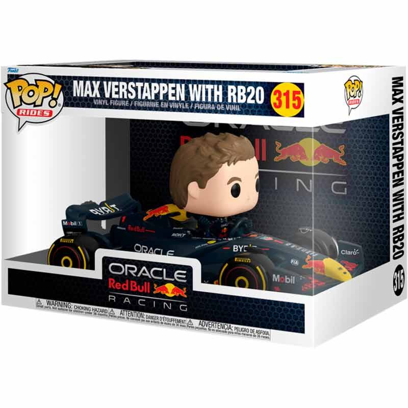 Figura POP Rides Super Deluxe Racing Oracle Red Bull Max Verstappen With RB20