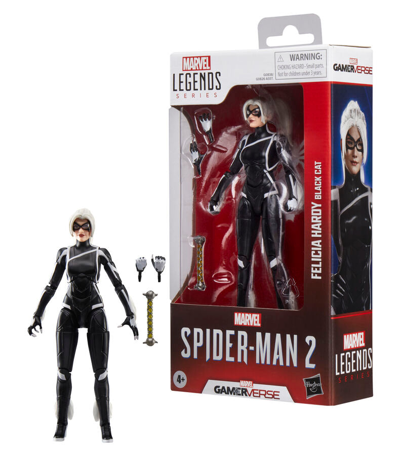 Figura Felicia Hardy Black Cat Spider-Man 2 Marvel Legends 15 cm
