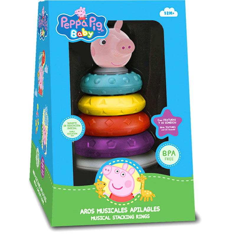 Aros apilables Peppa Pig Frikytopia
