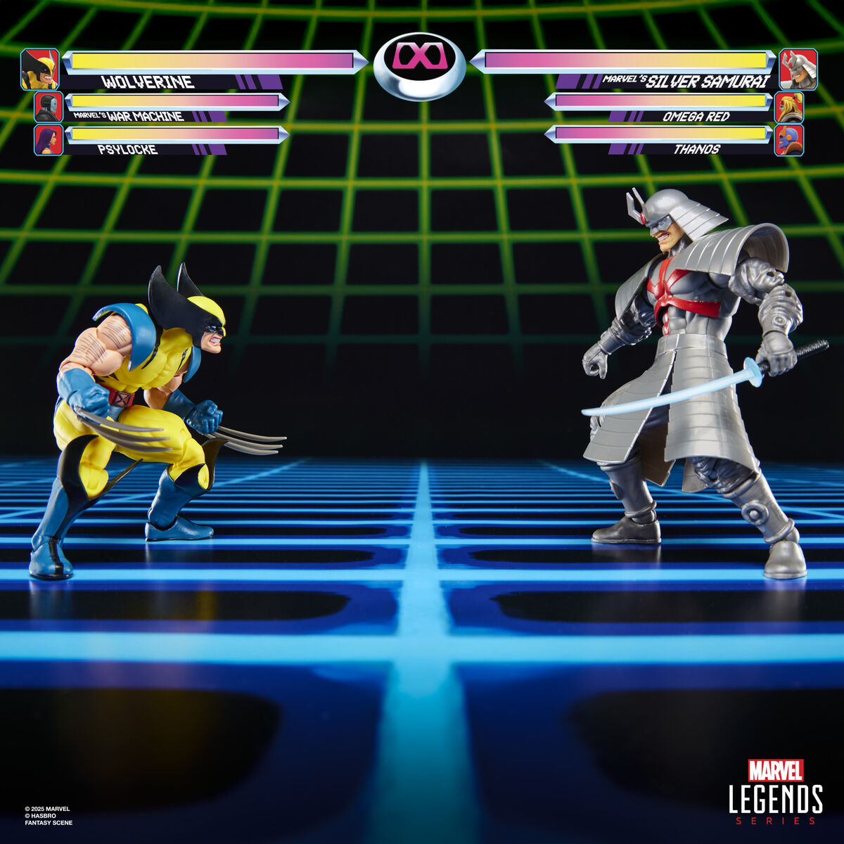 Blister 2 Figuras Wolverine & Silver Samurai Gameverse Marvel Legends 15 cm