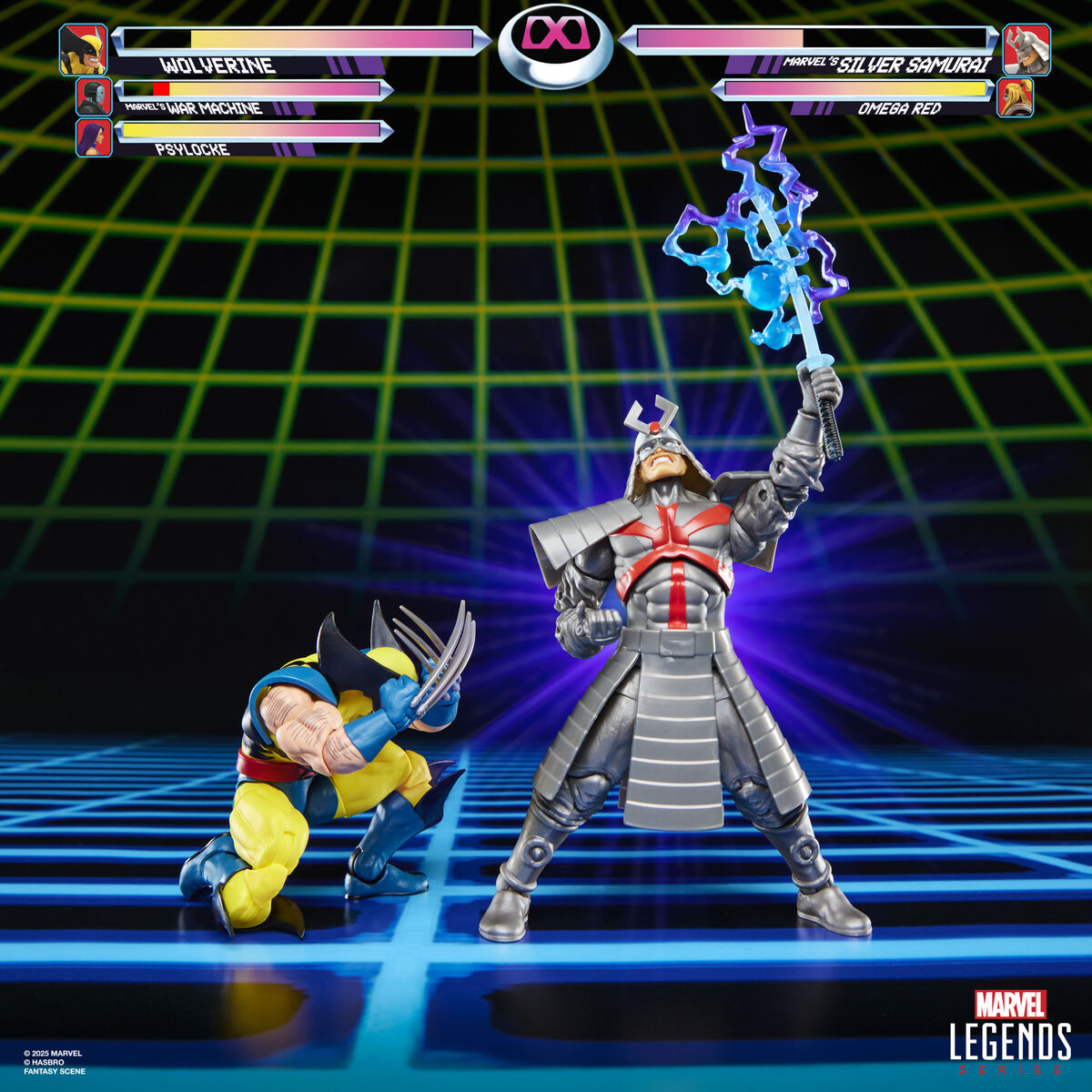 Blister 2 Figuras Wolverine & Silver Samurai Gameverse Marvel Legends 15 cm
