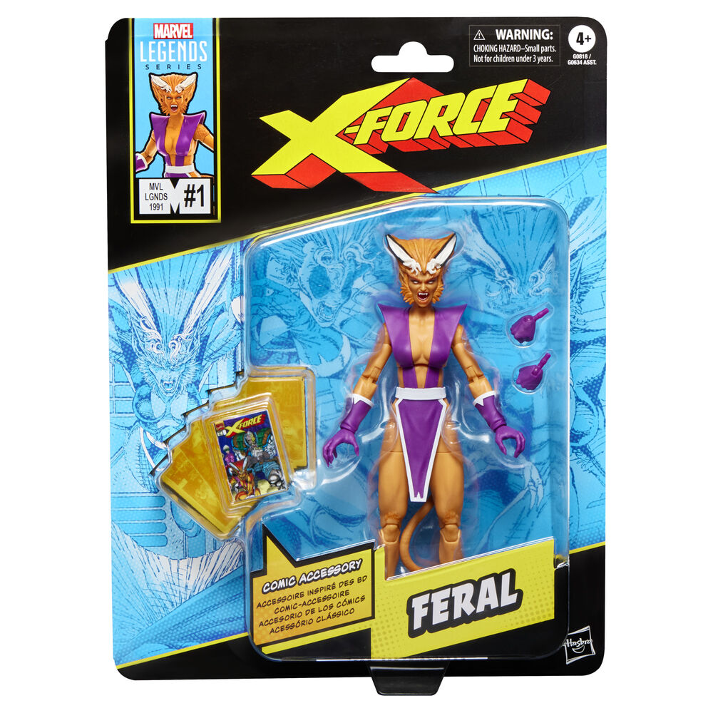 Figura Feral X-Force Marvel Legends Series 15 cm
