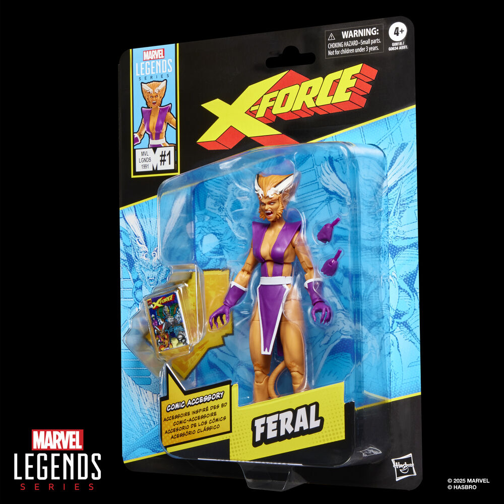 Figura Feral X-Force Marvel Legends Series 15 cm