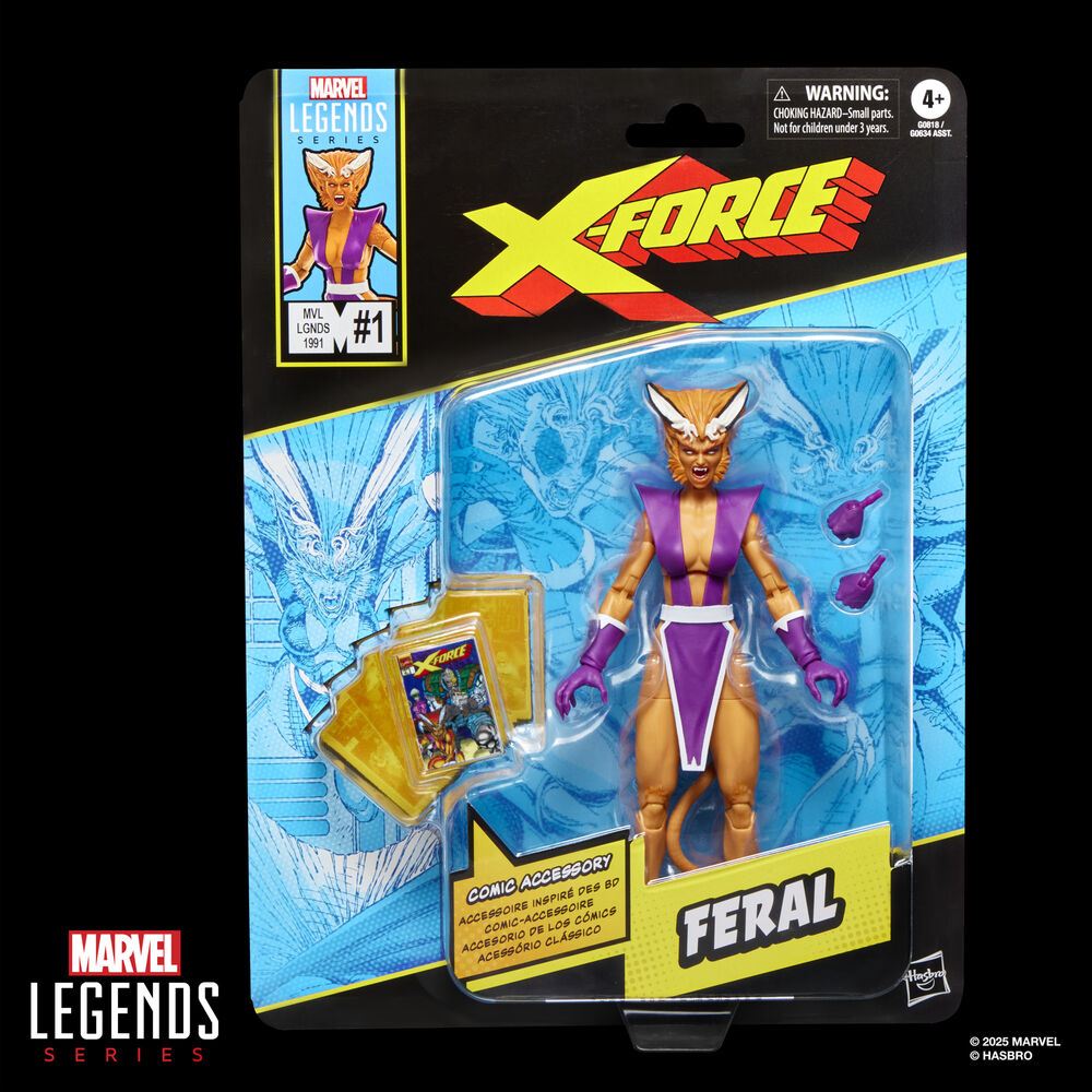 Figura Feral X-Force Marvel Legends Series 15 cm