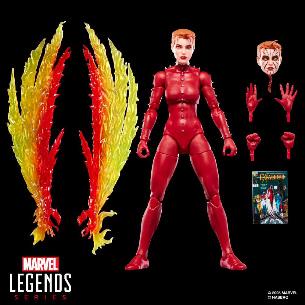 Figura Phoenix Rachel Summers Excalibur Marvel Legends Series 15 cm