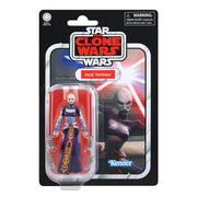 Figura Asajj Ventress la Guerra de los Clones Star Wars 9,5 cm