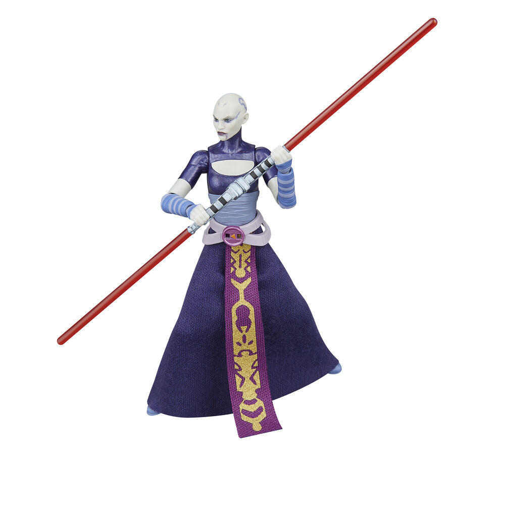 Figura Asajj Ventress la Guerra de los Clones Star Wars 9,5 cm