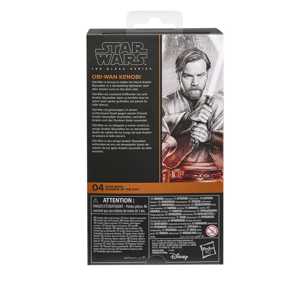 Figura Obi-Wan Kenobi la Venganza de los Sith Star Wars 15 cm