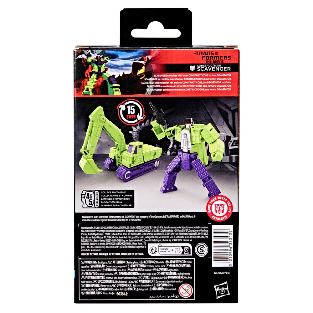 Figura Constructicon Scavenger Studio Series Transformers The Movie 11,5 cm