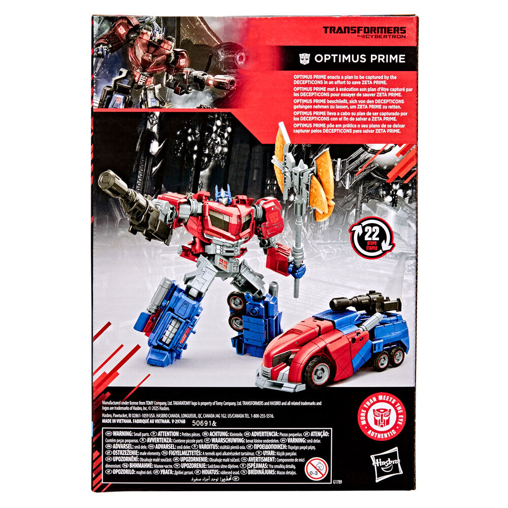 Figura Optimus Prime MTMTE Collection War Of Cybertron Transformers 16,5 cm