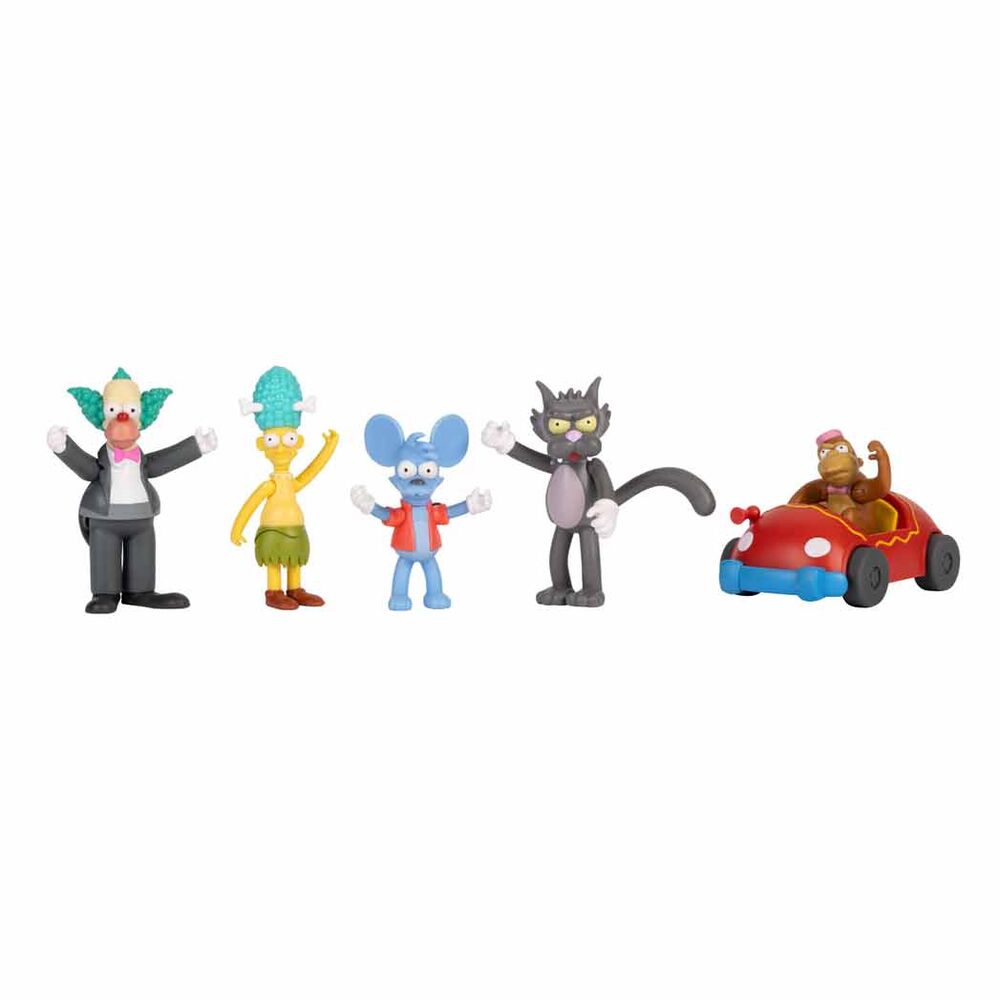 Blister 6 Figuras los Simpsons 7 cm
