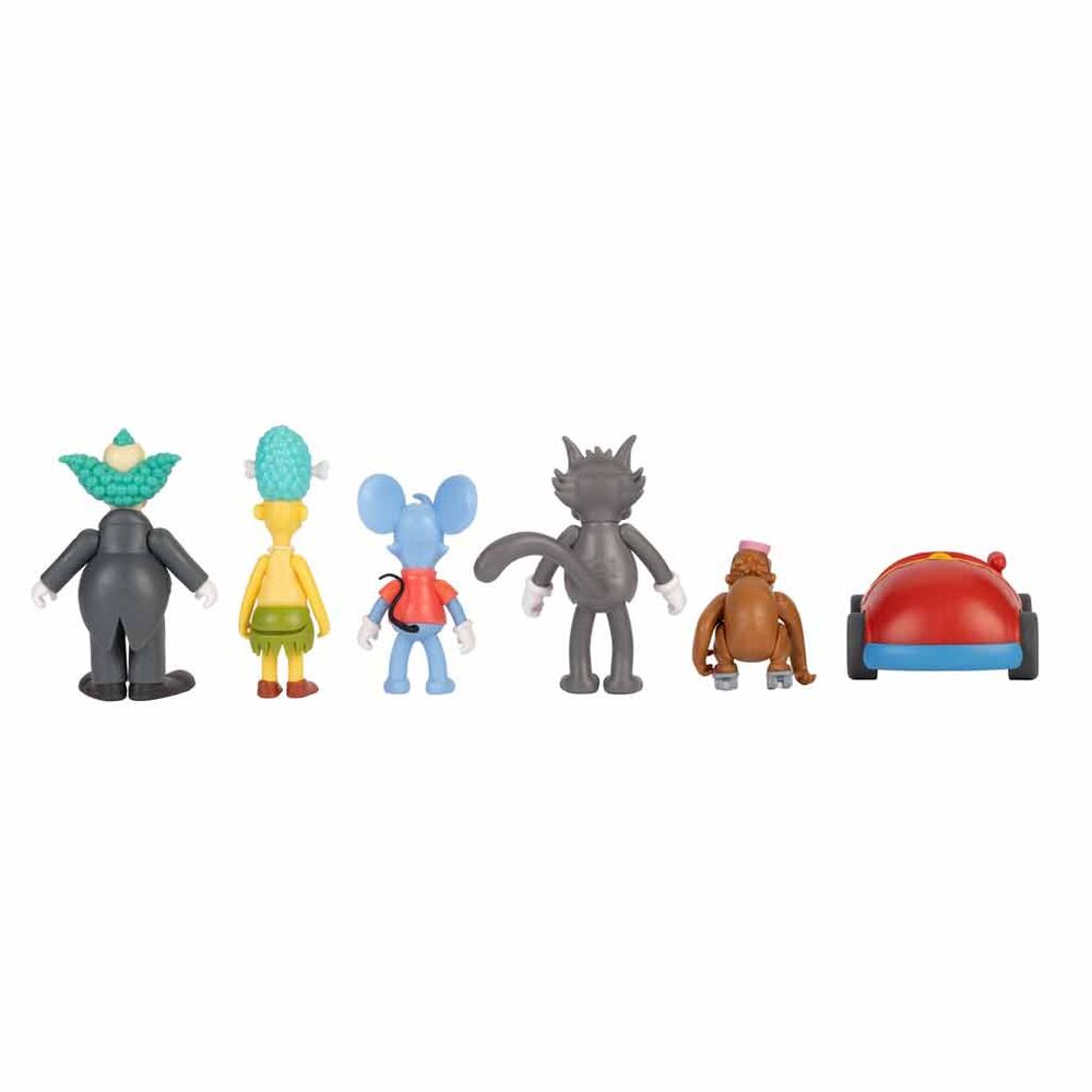 Blister 6 Figuras los Simpsons 7 cm