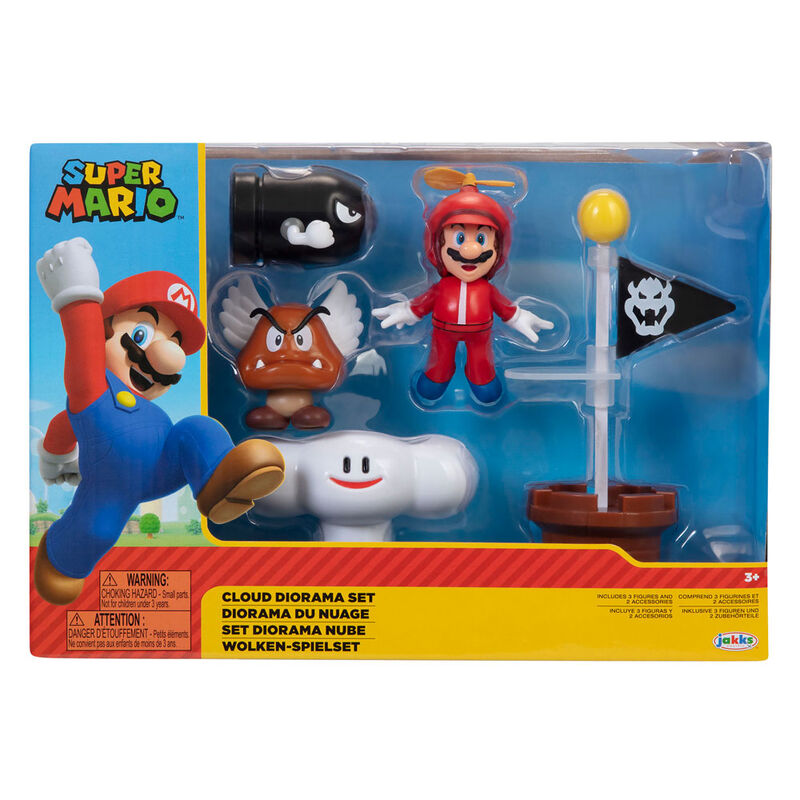 Set diorama Nube Super Mario Nintendo Frikytopia