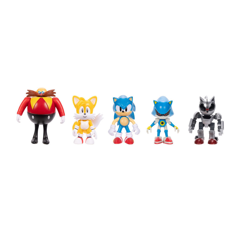 Blister 5 Figuras Sonic The Hedgehog 6 cm