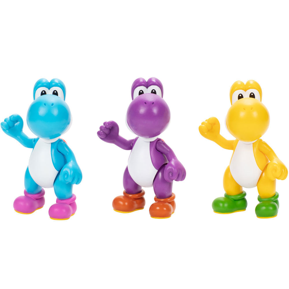 Blister 3 Figuras Yoshi Super Mario Bros 10 cm