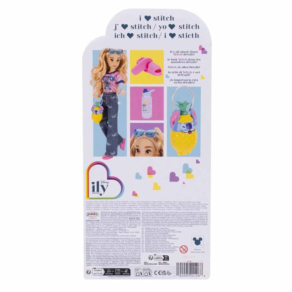 Muñeca Fashion Doll Stitch Disney Ily 4Ever 25 cm