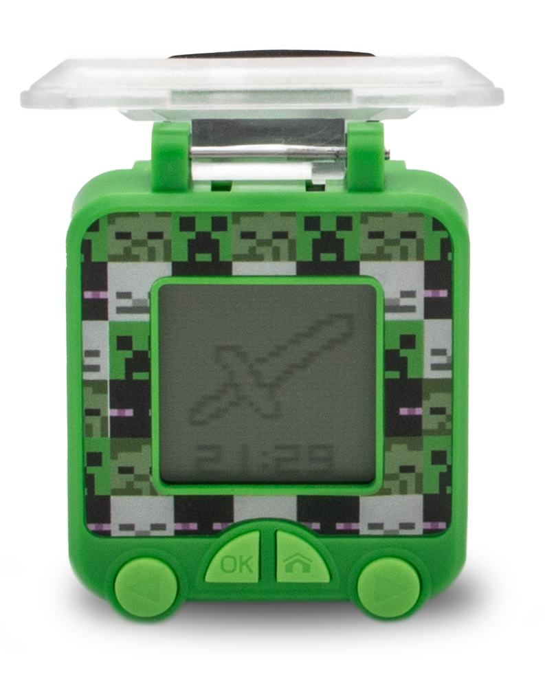 Reloj Digital Educativo con Juegos Minecraft