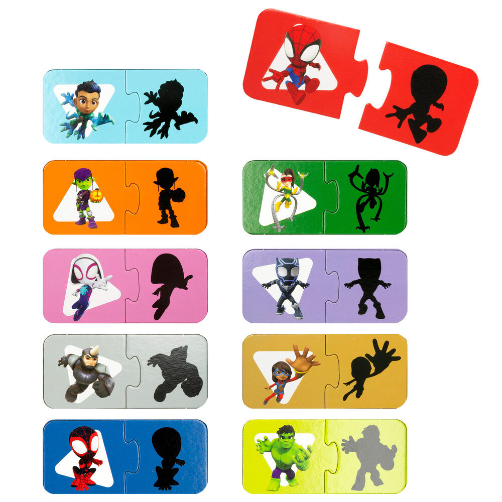 Juego logica Spidey and his Amazing Friends Marvel Frikytopia