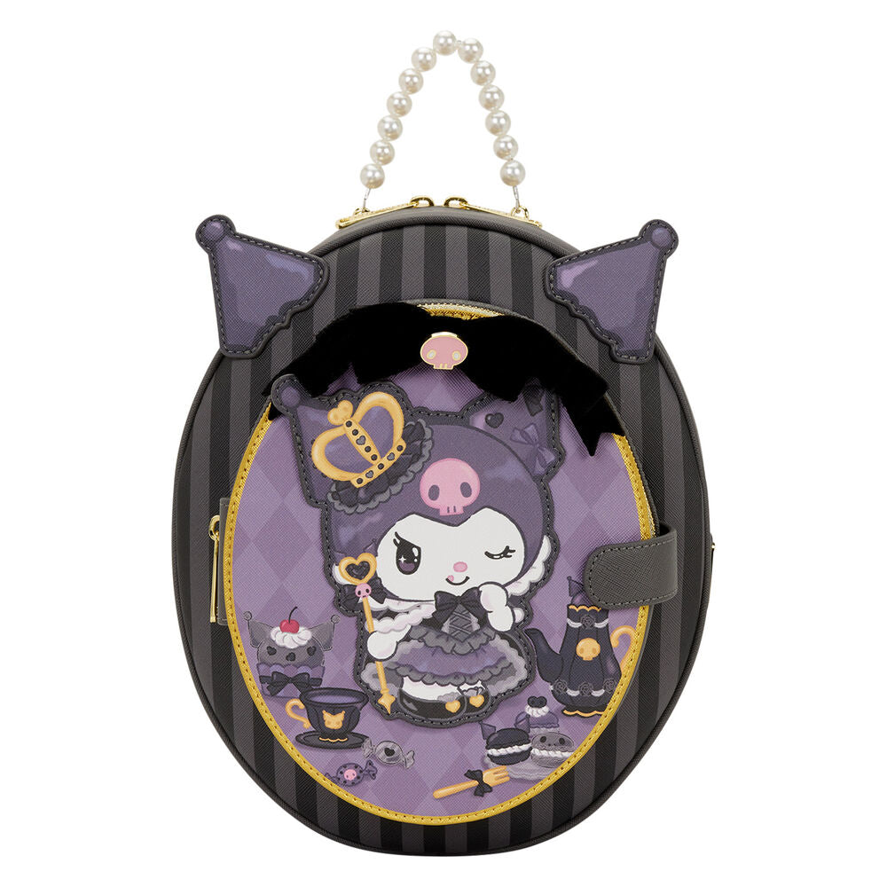 Mochila 20th Anniversary Kuromi Hello Kitty Loungefly 28 cm Frikytopia