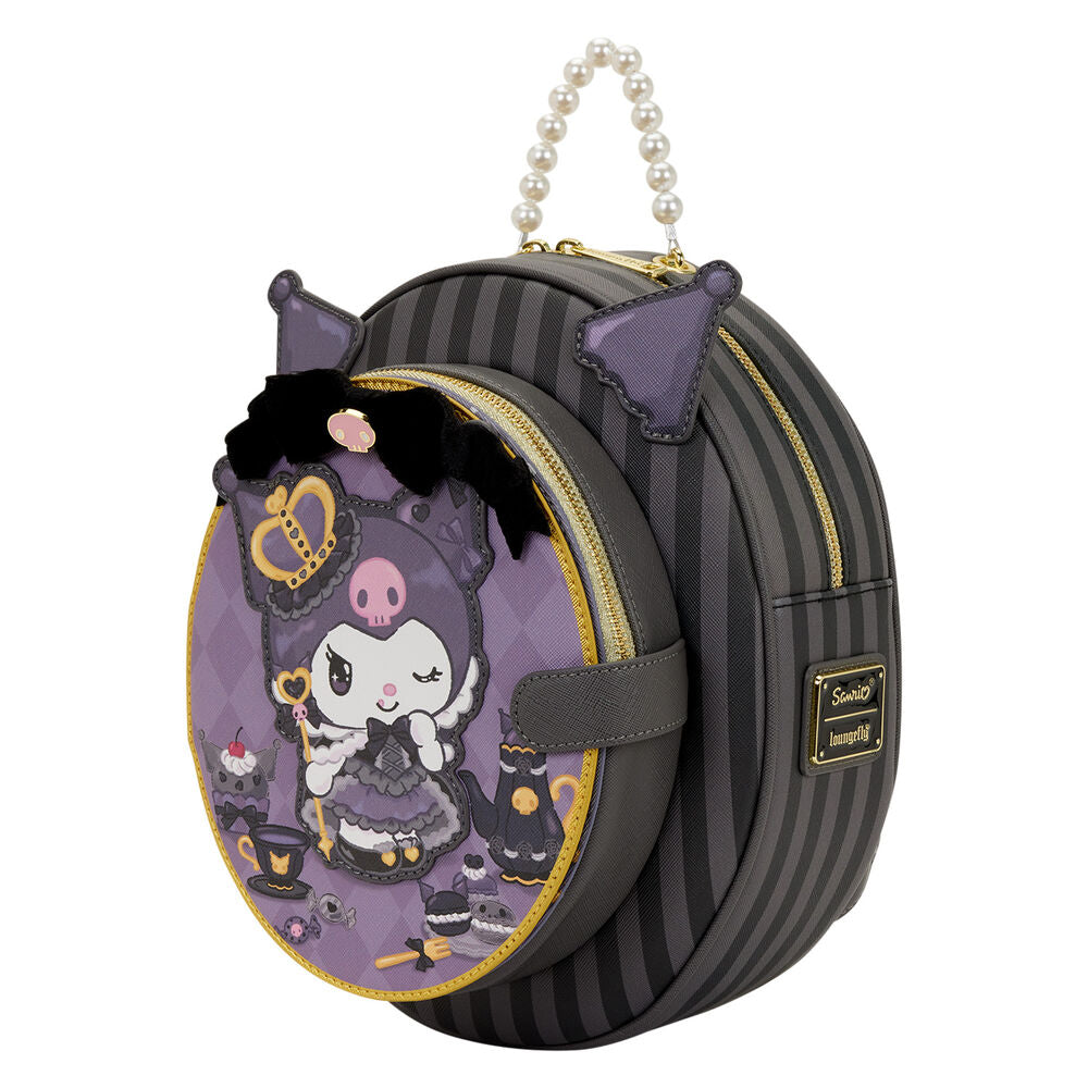 Mochila 20th Anniversary Kuromi Hello Kitty Loungefly 28 cm