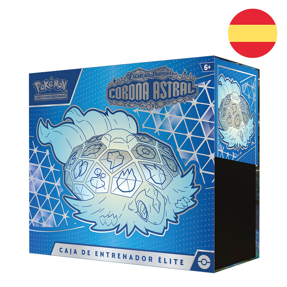 Estuche Entrenador Elite Corona Astral Escarlata & Purpura Pokemon español Frikytopia