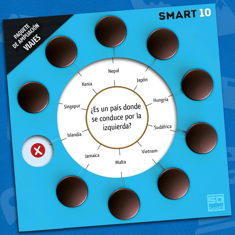 Expansion Viajes Juego Smart 10 Español